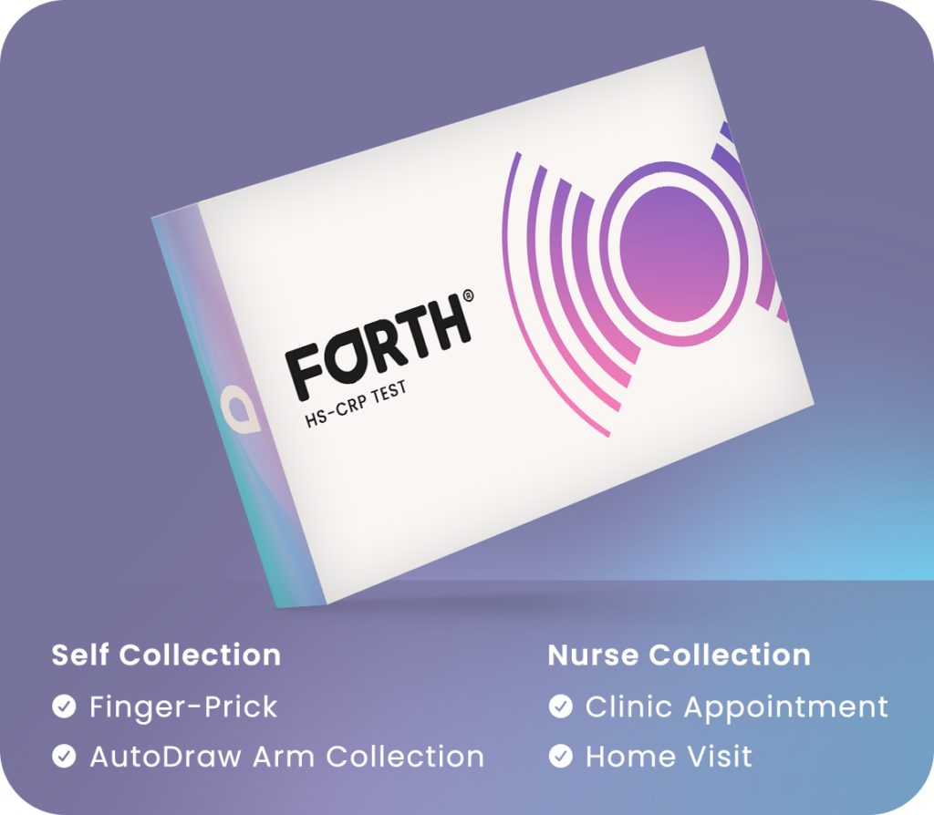 CRP Home Blood Test Kit (hs-CRP) — Forth