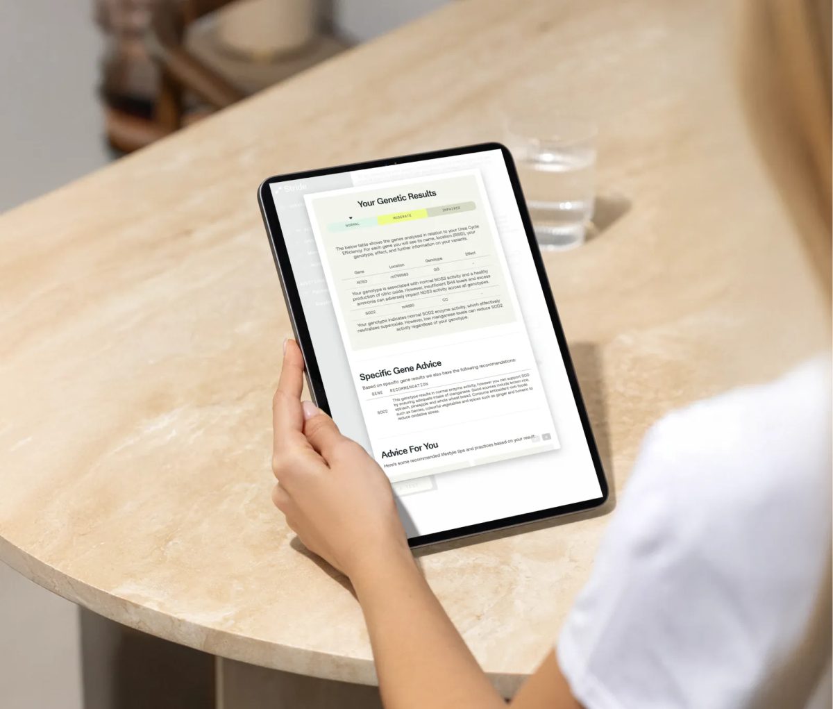 Advanced DNA Link (23andMe) — Stride
